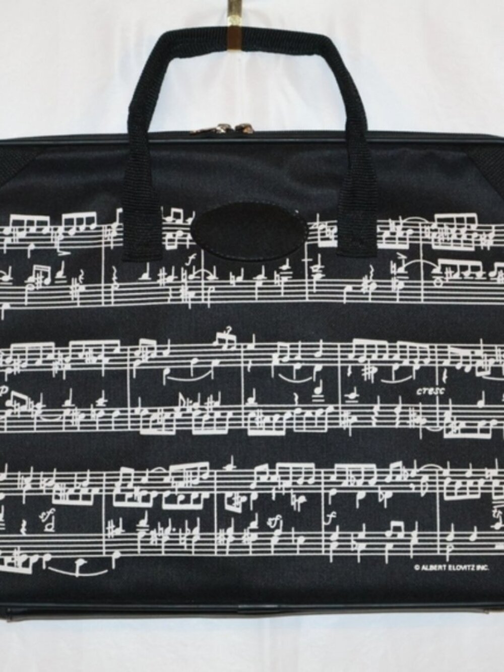 Albert Elovitz Inc. Black Sheet Music Briefcase/Laptop Case. Very Good Condition